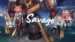 SAVAGE Mobile Legend Edith Savage in rank! Pro or KS please comment.