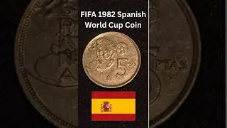 World Cup Coin #sports #fyp #cool #coin #madrid #spain #shorts #pesetas #football #soccer #worldcup