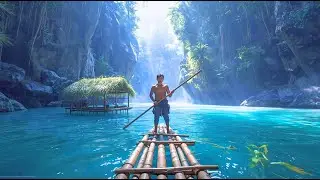 Surviving Alone by the River | Build Shelter, Cook & Spend the Night
