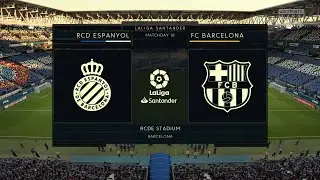 RCD Espanyol vs FC Barcelona | RCDE Stadium | La Liga | FIFA 20 | Forecast |