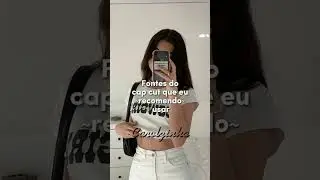 fontes do cap cut que eu recomendo usar: #shorts #viral #fontes #capcut #viraliza