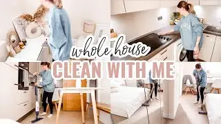 HUGE ENTIRE HOUSE CLEAN WITH ME | WHOLE 3 BED HOUSE SPEED CLEANING MOTIVATION UK | Madeline Vlogs