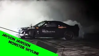 Jayson Janssen with his Monster Skyline @ The War Face To Face