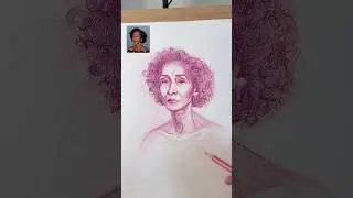 Colored Pencil Portrait Timelapse | Satisfying Art Process #portraitdrawing #coloredpencils