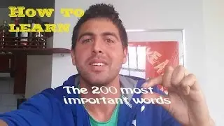 How to learn the 200 most important words
