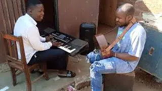 Pokas mbira no afromangoma studio 
