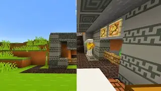 MINECRAFT CAVE HOUSE ⚒️ #minecraft #minecrafthouse #minecraftbuilds #build #building 