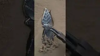 sand casting aluminum #cake #diy #sandcasting #sandmold