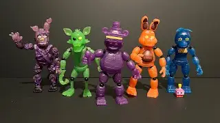Unboxing 2 Fnaf toys : Special Delivery and Spring Trap Edition - VR Freddy and Golden Freddy