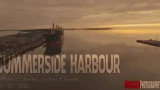 Amingly beautiful Summerside prince edward island Harbour at sunset from the Drone