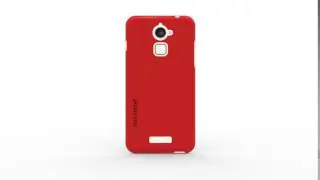 Cool Mango FlexiGel Back Cover for Coolpad Note 3 Lite - Lava Red - 360 Degree Spin