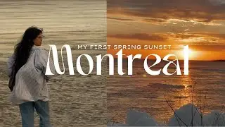 My first Spring Sunset 🍅| Montreal, Canada 🍁| Wednesday WorkfromHome Series 🐥