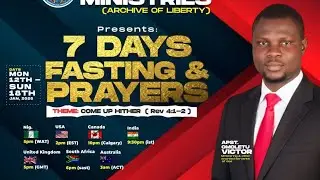 7 DAYS FASTING & PRAYERS || WITH APST OMOLETU VICTOR || DAY 2 ( Tue 13/01/26)