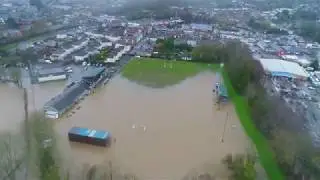 Lydney Floods from Drone    16.02.20
