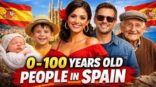 0 To 100 Year Old People in Spain @Quickdataofficial