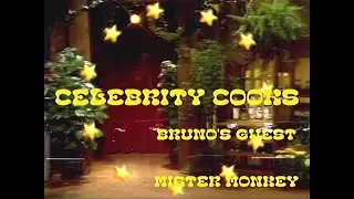 Mister Monkey on Celebrity Cooks television show in Canada.
