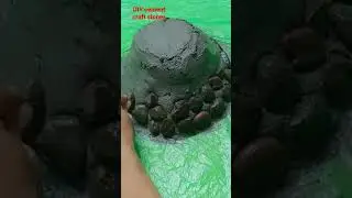 DIY cement craft stones #short #diy