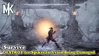 Survive DESTROY Ice Spikes to Avoid Being Damaged and Frozen in Rampart Season 3 Mortal Kombat 1