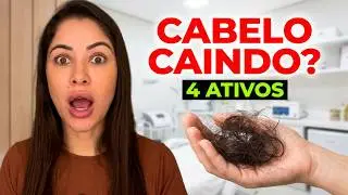 4 Ativos Manipulados Que Eu Prescrevo Tratamento de Queda Capilar!