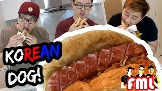 WEIRD FOOD COMBOS- Korean Dog AKA KORN DOG - Food Mystery Live EP 17