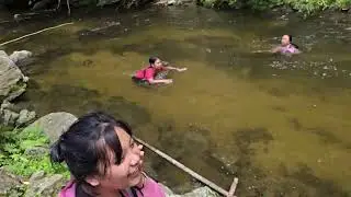 A Jungle Safari, Swimming and Fishing in a wild river