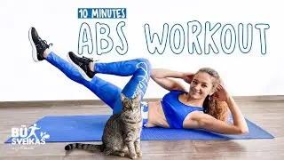 10 MIN ABS WORKOUT// NO EQUIPMENT// BE HEALTHY