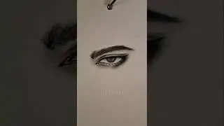 Drawing fox eye ✨️ #drawing #howtodraw #eyes #tutorial #art #shorts
