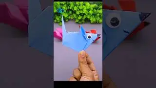 How to Make an Easy Origami Mouse 🐭 Simple Paper Folding for Kids #mouse #satisfyingvideo #shorts