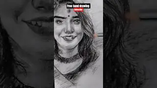 LOOMIS METHOD FREE HAND PORTRAIT DRAWING #loomis #loomismethod #drawing