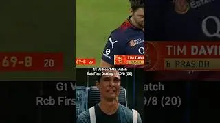 Gujarat Titans Won ☠️ #shorts #cricket #ipl #shubmangill #gtvsrcb