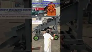 Amarshiva Geevaa Movable crusher along with mini screen attached for crushing at hill areas