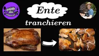 Ganze Ente tranchieren