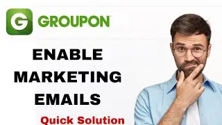 How To Enable Marketing Emails On Groupon App | Step By Step