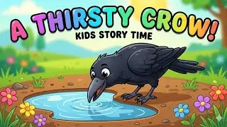 The Thirsty Crow | A Beautiful Animated Story Without Words 🐦💧