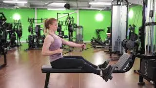 Alternating cable row