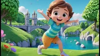 London Bridge Adventure Song | Classic Kids Rhyme with Fun Bridge Play | Sing-Along for Toddlers