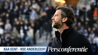 🎙️ Persconferentie na KAA Gent - Anderlecht