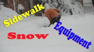 Snow Removal Equipment for Sidewalks