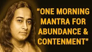 One Morning Mantra For Abundance And Contentment - Wisdom From Paramahansa Yogananda