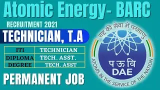 Department of Atomic Energy AMD Recruitment 2021 For ITI, Diploma, Degree