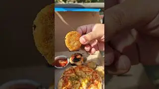 Five Course Meal 😮 #dominos #pizza #foodie #foodshorts #foodreview