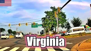 Night Drive on Virginia Highway | Relaxing USA Driving POV with Soft Music
