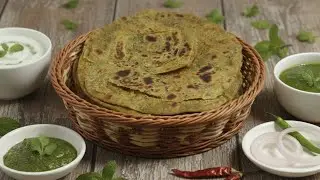 Methi Laccha Paratha Recipe | Crispy Layered Fenugreek Paratha