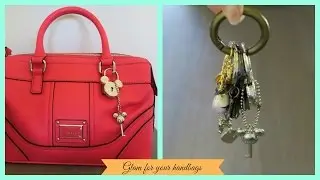 Organise keyrings to decorate your favourite handbag | Red Ruby Creates