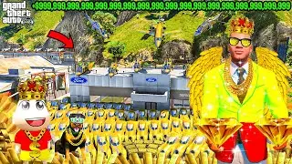 Franklin BECOME RICH And OPEN NEW TRILLIONAIRECAR Showroom In GTA5 || LEOgamerZ