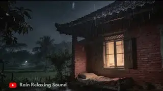 Soft Night Rain Sounds for Peaceful Sleep, Relaxation and Mindful Rest