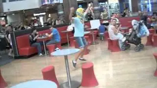 Dancing at the MALL! Funny!!!
