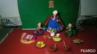 miniature navratri Day 5 Sri Lalita Devi puja