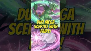 DUO! Mega Sceptile CHARMED by Mega Altaria Fairy Power!