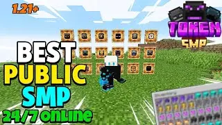 Public TOKEN Server Minecraft 1.21 🔥 | Java + PE | Cracked | 24/7 Online | Free To Join